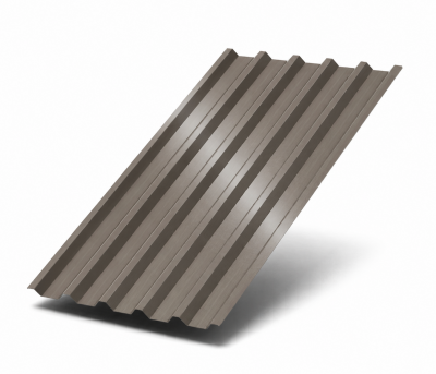 Профнастил С-44 покрытие ECOSTEEL матовый Серый Дуб-0,5