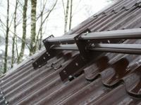 Снегозадержатель BORGE для кровли из металлочерепицы, профнастила 1м